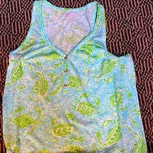 Lilly Pulitzer Tank cotton worn once